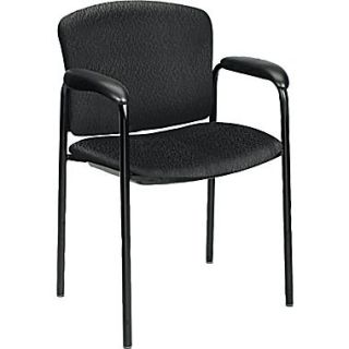 HON Tiempo 4600 Guest Chair Without Casters, Black