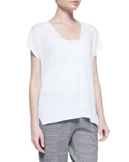 Womens Sag Harbor Fine Gauge Knit Top   Theory   White (SMALL)