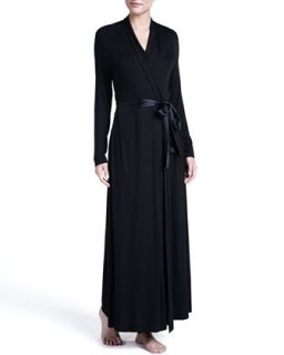 Womens In Love Long Robe   Fleurt   Black (L/L 12 14)