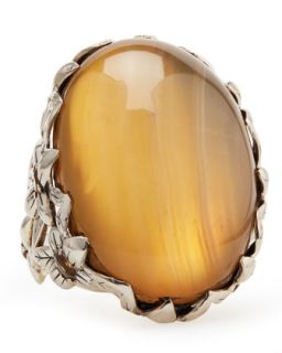 Natural Agate Delphinium Ring   Stephen Dweck   Natural (8)