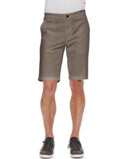 Mens Griffin Flat Front Shorts, Gray   AG Adriano Goldschmied   Gray (30)