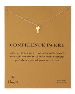Gold Dipped Confidence is Key Necklace   Dogeared   Gold
