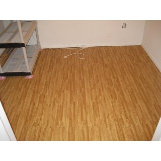 We Sell Mats Wood Grain Interlocking Foam Anti Fatigue Flooring 2'x2'x3/8" Tiles Sports & Outdoors