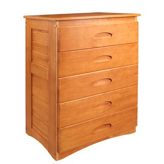 American Furniture Classics Honey Pine Five Drawer Chest Honey Size 5 drawer