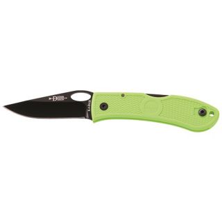 Ka Bar Dozier Folding Knife w/Thumb Notch   Zombie Green (4000134)