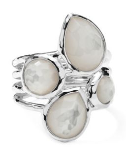Sterling Silver Rock Candy 4 Stone Ring in Mother of Pearl   Ippolita   Silver