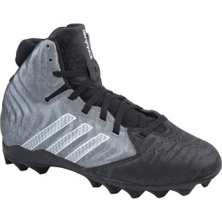 adidas Boys Filthyquick MD J Mid Football Cleats   Size 6, Titanium/black