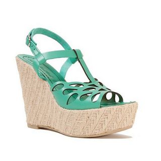 MiMi by MorahMorah Teal tara wedge sandals