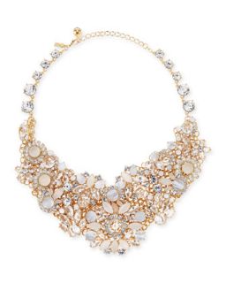 grand bouquet statement necklace, clear   kate spade new york   Clear