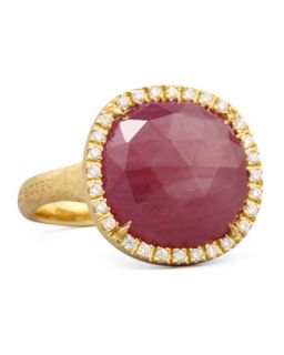 Siviglia 18k Pink Sapphire Ring, Medium   Marco Bicego   Sapphire (7)