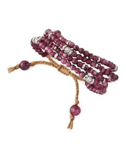 Multistrand Beaded Bracelet, Purple   Tai   Purple