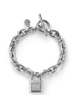 Padlock Toggle Bracelet, Silver Color   Michael Kors   Silver