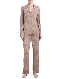 Womens Illusion Print Jersey Pajamas   Josie   Watermelon (SMALL/6 8)