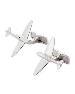 Mens F14 Spitfire Cuff Links   Alfred Dunhill   Red