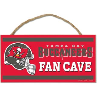 Wincraft Tampa Bay Buccaneers 5X10 Wood Sign with Rope (83070014)