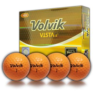 Volvik Vista iS 4pc Golf Balls, Orange (7119)