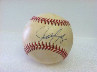 Juan Gonzalez Autographed Baseball This baseball has yellow spotting and is sold as is at 's Sports Collectibles Store