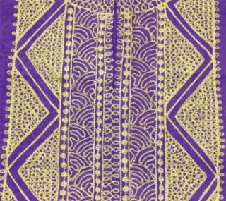 Gold Embroidered African Mens Dashiki Top with Kufi Hat   Many Colors Available Each Dashiki Has Unique Embroidery (Purple) Clothing