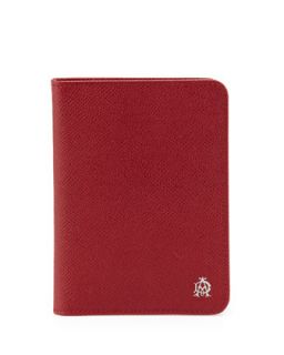 Mens Bourdon Leather Passport Holder, Red   Alfred Dunhill   Red