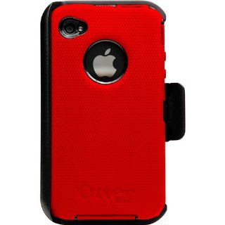 OtterBox Universal iPhone 4 Defender Case   Red/Black Cell Phones & Accessories
