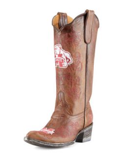 Mississippi State Tall Gameday Boots, Brass   Gameday Boot Company   Brass (35.
