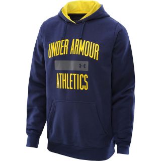 UNDER ARMOUR Mens Charged Cotton Storm Battle Hoodie   Size L, Midnight