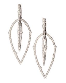 3D White Diamond Earrings   Stephen Webster   White gold