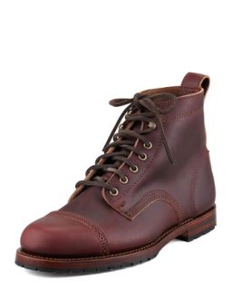 Mens Monroe USA Leather Cap Toe Ankle Boot, Russet   Eastland Made in Maine  