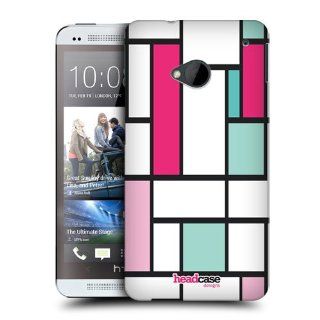 Head Case Designs Blocks Mod Patterns Hard Back Case Cover for HTC One Cell Phones & Accessories