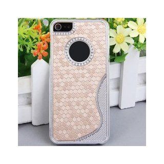 iBee Series Smooth Fit Case for iPhone 5 Case (Inspire From Hexagon Mosaic Style)   Golden Honeycomb Color 
