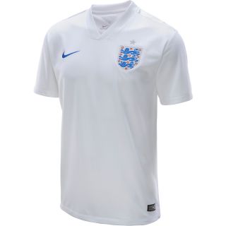 NIKE Mens 2014 England Stadium Home Short Sleeve Soccer Jersey   Size Medium,