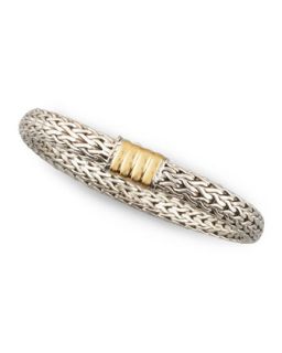 Bedeg Gold Station Bracelet, Medium   John Hardy   Silver