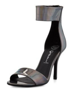 Inaba Holographic Ankle Band Sandal   Jeffrey Campbell   Black (7 1/2 B)