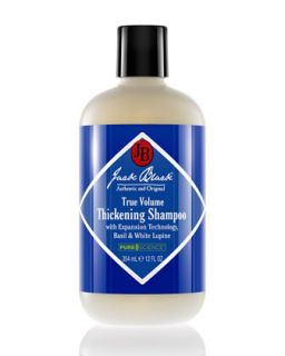 Mens True Volume Thickening Shampoo, 12 oz.   Jack Black   Black