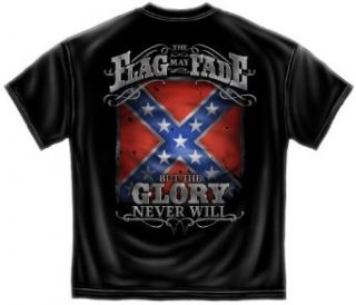 Redneck T Shirt The Flag May Fade But Glory Never Will Clothing