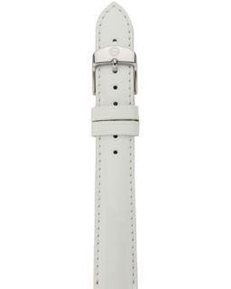 16mm Patent Strap, White   MICHELE   White (16mm ,6mm )