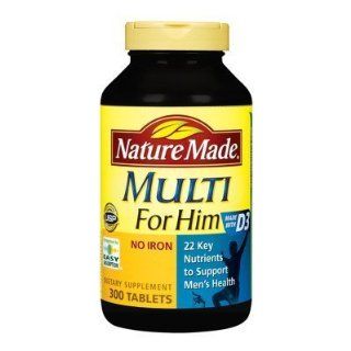 Nature Made Multi for Him   300 Tablets Health & Personal Care