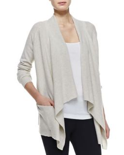 Womens Cashmere Draped Open Cardigan   Vince   Alloy (SMALL)