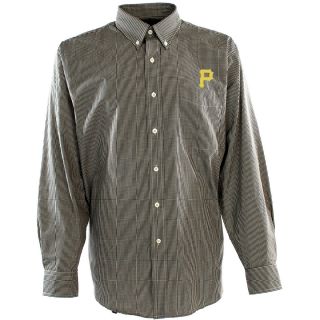 Antigua Pittsburgh Pirates Mens Focus Shirt   Size Large, Black (ANT PIR