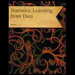 Statistics Learning From Data CUSTOM<