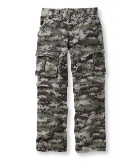 Boys Lined Utility Trail Cargo Pants, Print