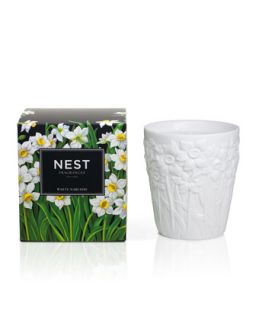 White Narcisse Candle   Nest   White