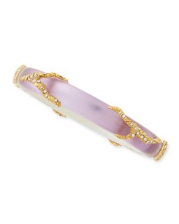 Prairie Crocus Lucite Bracelet, Purple   Alexis Bittar   Purple