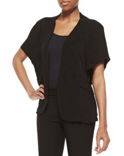 Womens Open Capelet with Pockets, Black   Theyskens Theory   Black