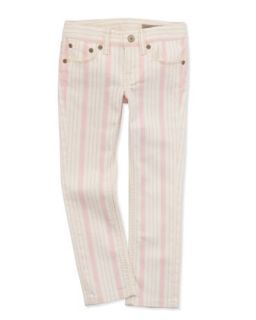 Stripe Bowery Skinny Jeans, Pink, 2T 3T   Ralph Lauren Childrenswear
