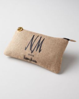 NM is for  Cosmetic Bag   Black