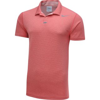 NIKE Mens Reversible Short Sleeve Tennis Polo   Size L, University Red/grey