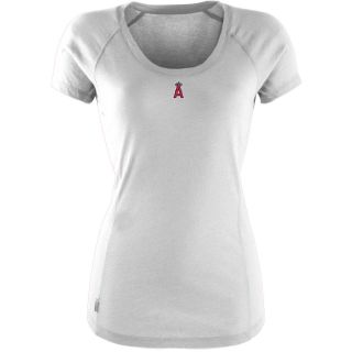 Antigua Anaheim Angels Womens Pep Shirt   Size XL/Extra Large, White (ANT