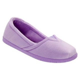 Womens Dearfoams DLuxe Charlize Slippers   Purple XL