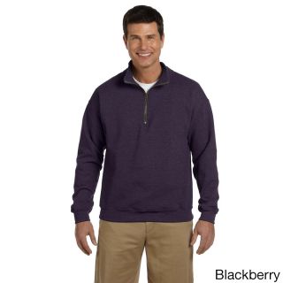Gildan Mens Heavy Blend Vintage Classic Quarter zip Cadet 8 ounce Collar Sweatshirt